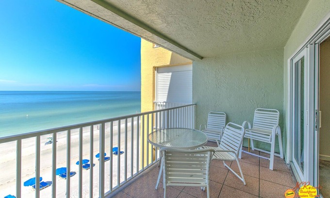 North Redington Beach Condominio | Ram Sea 406 is a Silver Tier 2-bedroom 2 bath Gulf Front Condo on 4th Floor