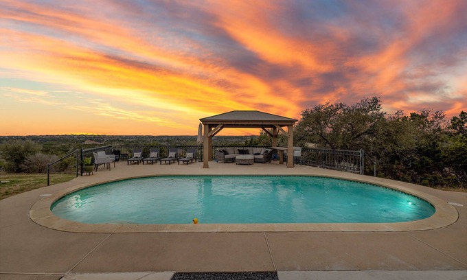 Leander Otro | Ranch Retreat: Amenities Galore with Pool, Hot Tub, Basketball Court, and More!