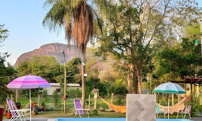 Aquidauana Casa | Rancho com piscina e vista para o Paxixi