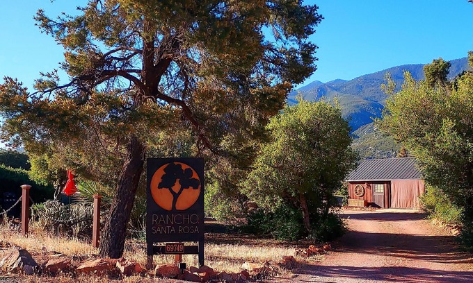 Pinyon Pines Casa | Rancho Santa Rosa Casita, Art Gallery, Spa and Sauna