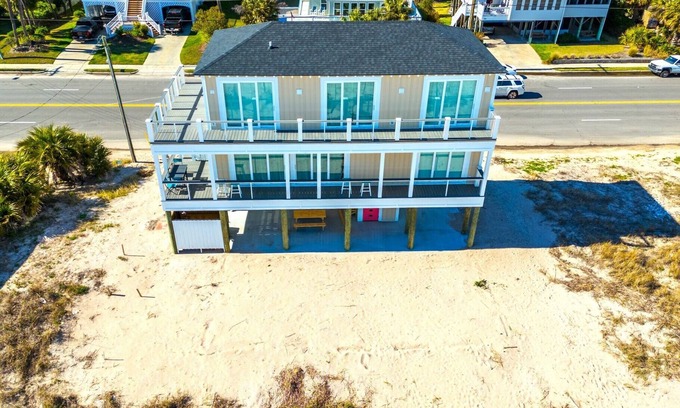 Edisto Island Casa | RECENTLY BUILT 4 Bedroom, 4 1/2 bath home with Luggage Lift, Oceanfront