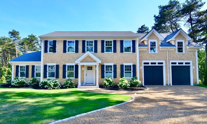 Edgartown Casa | Recently Completed! Exceptional Striking, Classic Colonial wth Water Access