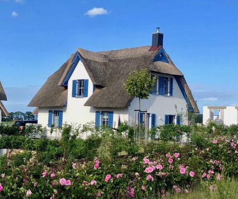 Gross Schwansee Casa | Reetdachhaus Seasons mit Kamin & Sauna
