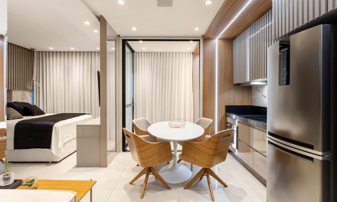 Jardim dos Estados Apartamento | Refúgio Charmoso e Romântico no Vertigo Premium Studios