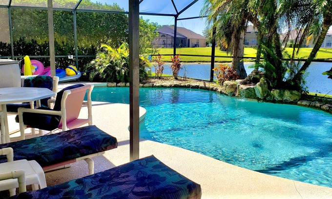 Eagle Pointe South Villa | Ref 43. Villa with private pool and lake view. Near Disney