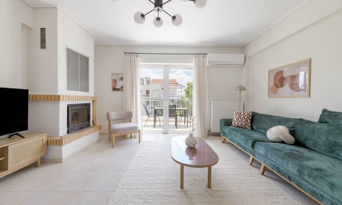 Marousi Apartamento | Refined 2BR Apartment in Marousi