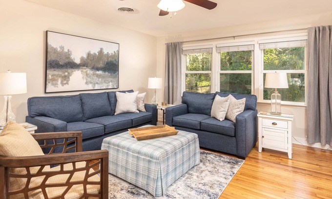 Pigeon Point Casa | Refinished 3-BR Lowcountry Retreat