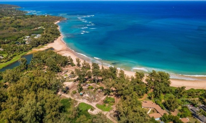 Anahola Casa | Refreshed & spacious 5 br. Home designed for large groups is only steps to sand