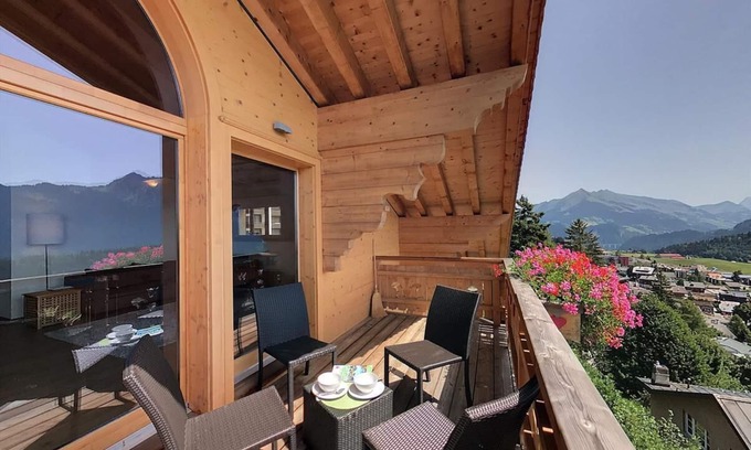 Leysin Apartamento | Reine des Pr��s A7 Apartamento de lujo de 4,5 habitaciones (165 m2) con capacidad para 6 personas