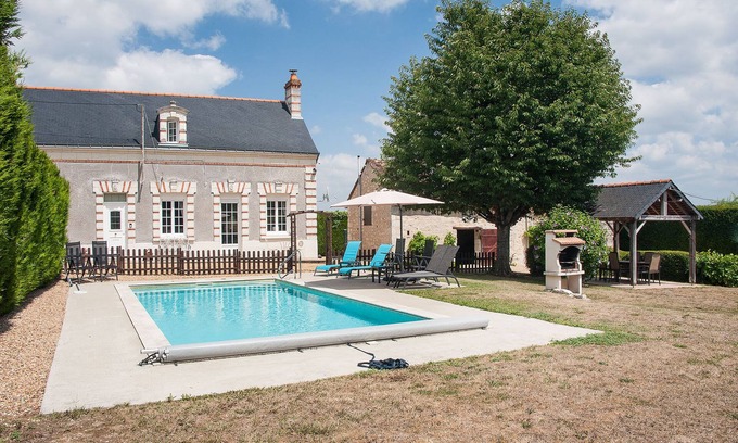 Vernantes Casa | Relajarse y descansar en "El Jardín de Francia" en nuestra casa de 4 dormitorios cerca de Saumur
