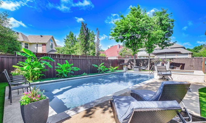 Carriage Hill Casa | Relax By Pool, Soak in Hot Tub: Plano Home