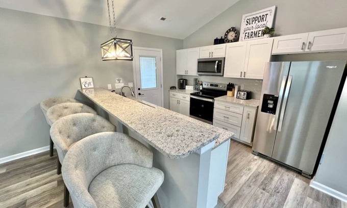 Greensboro Casa | Relax in an inviting Boho Bungalow inspired home! Near DT GSO