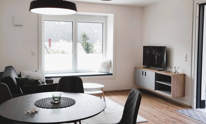 Oberstaufen Apartamento | Relax in the modern Hochsiedelblick vacation home in Oberstaufen