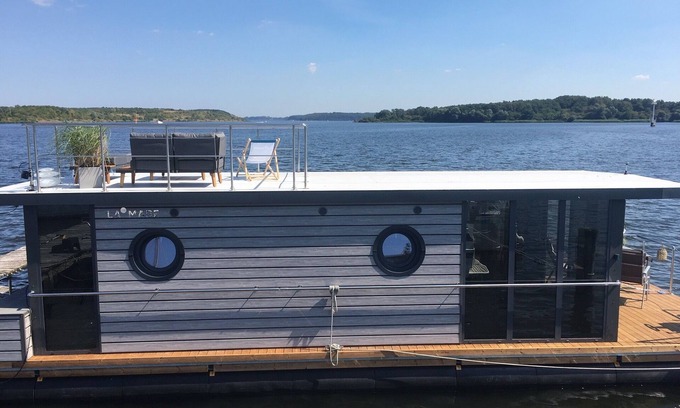 Luebeck Alquiler De Eote | Relajaos en la casa flotante "Hafenprinz"
