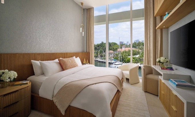 17th Street Causeway Hotel | Relax + Recharge in a Stylish Setting w/Coastal Views + Plush Furnished Balcony