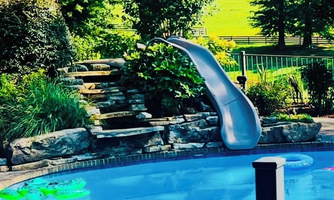 Cullman Casa | Relax & Reset: Calm Free-Range Hens, Farm Freshness & Poolside Retreat