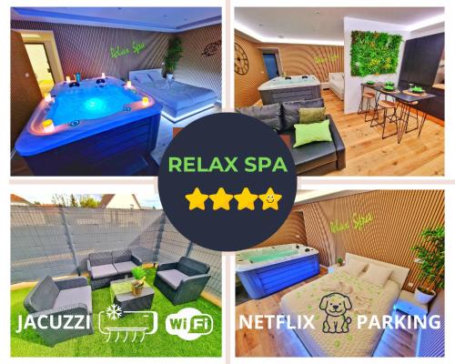 Muntzenheim Apartamento | RELAX SPA-4 Pers-Jacuzzi-Parking-Jardin-Clim-Colmar