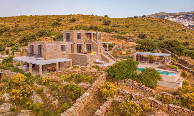 Kea Otro | Relaxation in nature with sea and sunset views close to the port