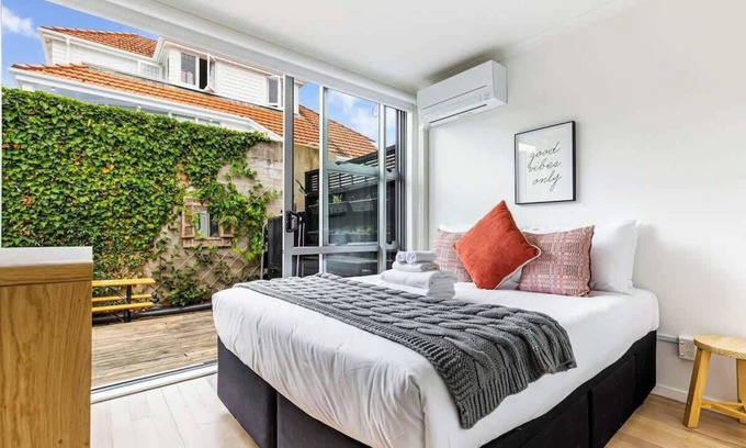 Ponsonby Apartamento | Relaxing 1BR Hideaway with Patio in Herne Bay