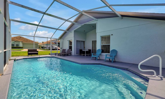 Davenport Villa | Nueva sala de juegos Casa familiar de 4 habitaciones con piscina ubicada a 30 minutos de Disney
