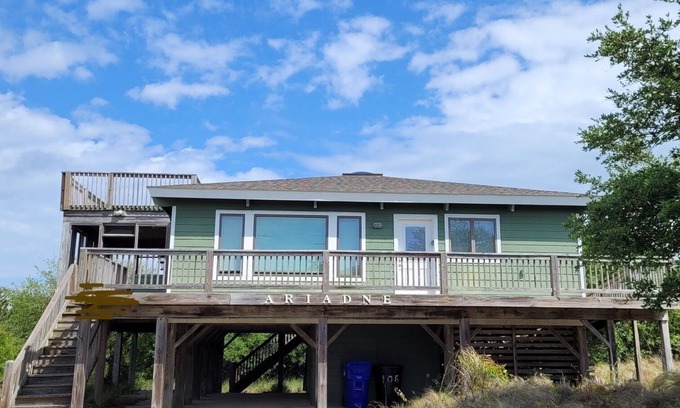Carolina Dunes Casa | Relajante casa de playa con vistas panorámicas y WiFi