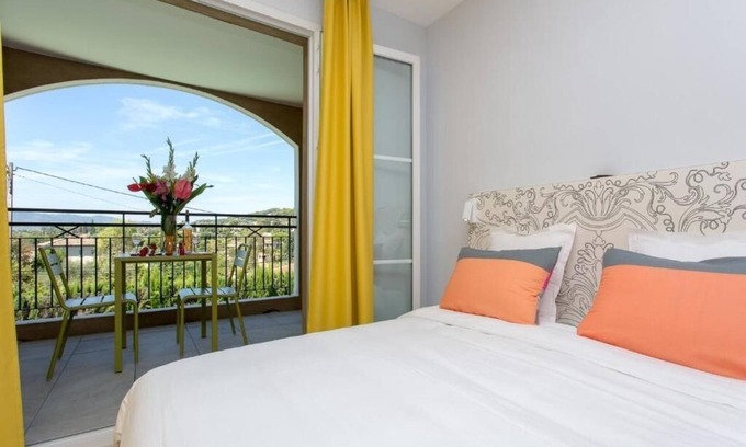 Mougins Hotel | Relaxing Couple Room Ideal for Riviera Getaway w/ Outdoor Space | Swimming Pool