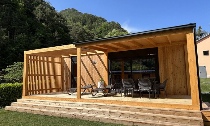 Idro Chalet De Esquí | Relaxing Nature Lodge 1 - Idro