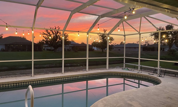 Pinehurst Casa | Relaxing, Open, 3-Bedroom Pool Home on Canal Close to Beaches, Golf, Parks
