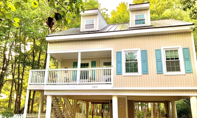 Clearwater Casa | Relaxing Private Bethany Beach Retreat, Dog Friendly, 1.5 miles from the beach!