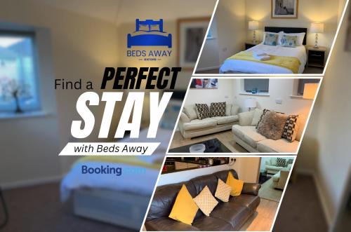 Oxford Casa | Relocation-Business-Leisure-Fast WIFI-FREE Parking-with 2 En-suites and Garden by Beds Away Short Lets & Serviced Accommodation Oxford