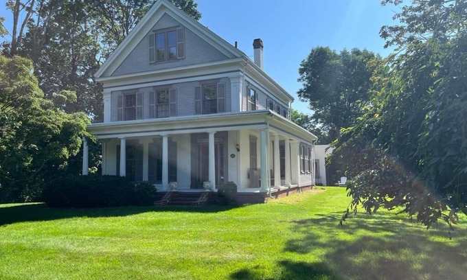 Yarmouth Port Casa | Remodeled historic Captains home w/fireplaces, large yard, 5 mins walk to beach