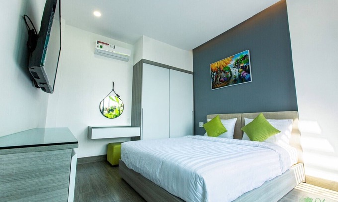 Hai Chau Apartamento | Apartamento remodelado de dos habitaciones con Balkony