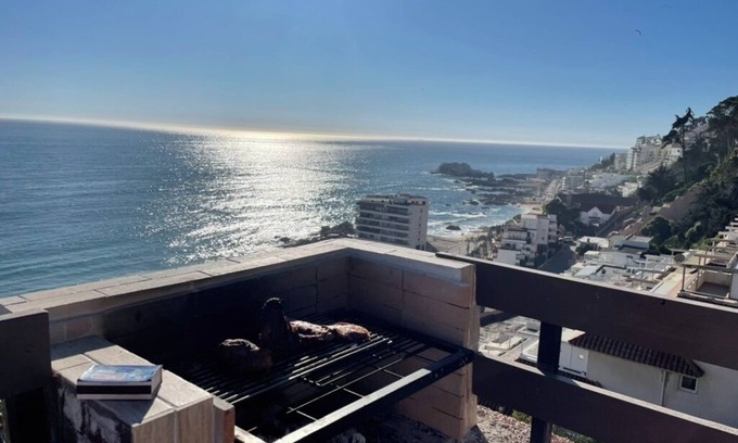 Renaca Apartamento | Reñaca Gran Terraza con vista al Mar