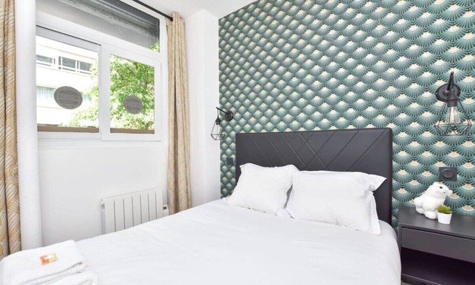 Quartier de la Folie-Mericourt Apartamento | Renovated 2BD apartment in Parc Belleville