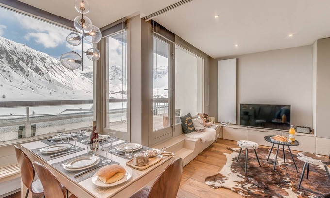 Tignes le Lac Apartamento | Apartamento renovado 3* - Terraza - 6 pers - Tignes