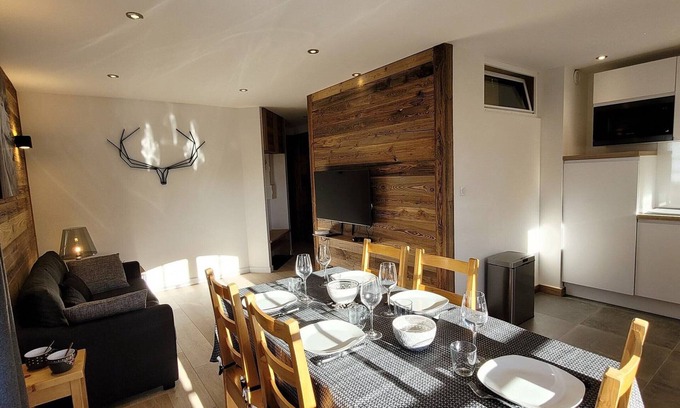 Les Gets Apartamento | Apartamento renovado 2 habitaciones - 5 pers, balcón, aparcamiento, WIFI Les Gets