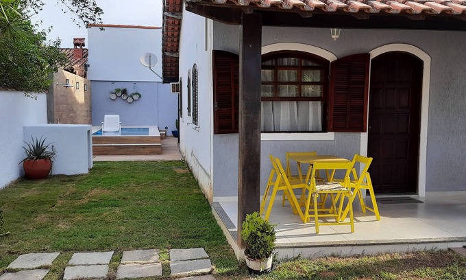 Saquarema Casa | Renovated house, 400 meters from the beach - 4 bedrooms with heated pool