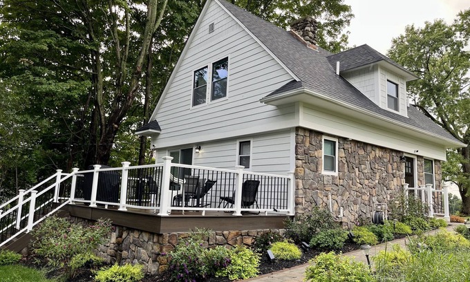 Goshen Casa | Renovated House w/Hot Tub, Deck, Grill & Fire Pit