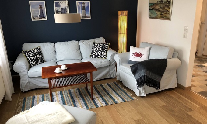 Kaiser-Wilhelm-Koog Casa | Casa de vacaciones "Alter Schwede" recientemente renovada en estilo escandinavo / Mar del Norte