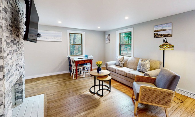 East Harwich Casa | Renovated waterfront home with great deck, 2 kayaks & pond beach access