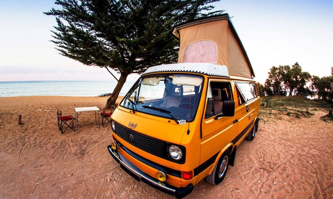 Le Grand-Village-Plage Casa | Rental Combi Vw vintage fitted out all comfort île Oléron au bord de l'eau 4 to 6