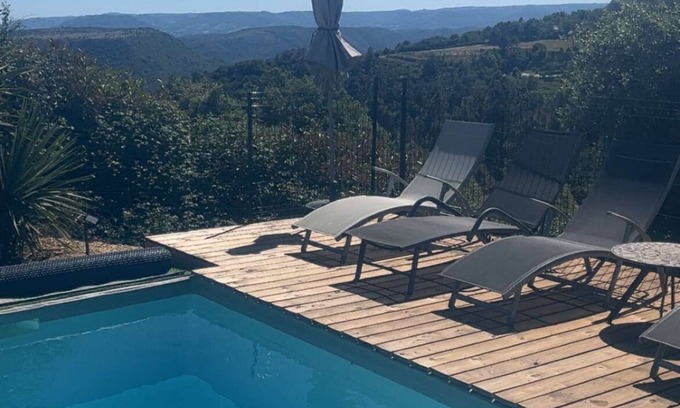 La Voulte-sur-Rhone Casa | bungalow, piscina privada, rodeado de naturaleza, sin vecinos