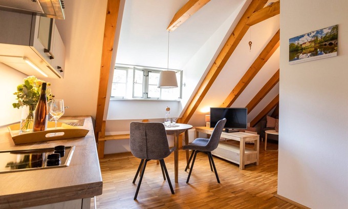 Oberloßnitz Apartamento | Alquiler-Estándar-Baño Privado-Vineyard view-Nr. 3