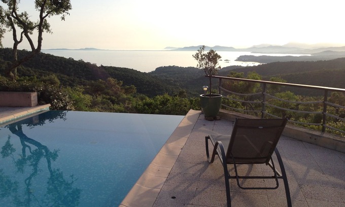 Cap Benat Villa | Alquiler villa dominio privado de Gaou Bénat Belle Vista al mar