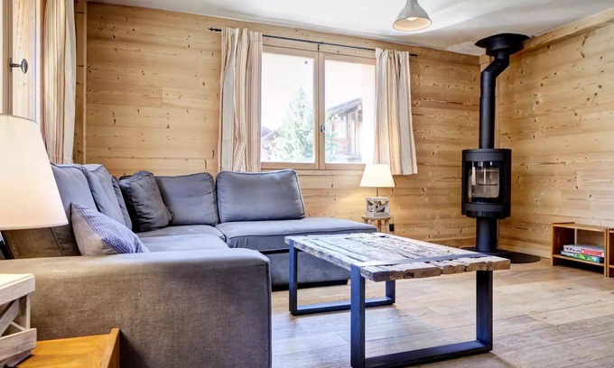 Le Praz Apartamento | Residence La Meleze - Renovated chalet, close to the centre