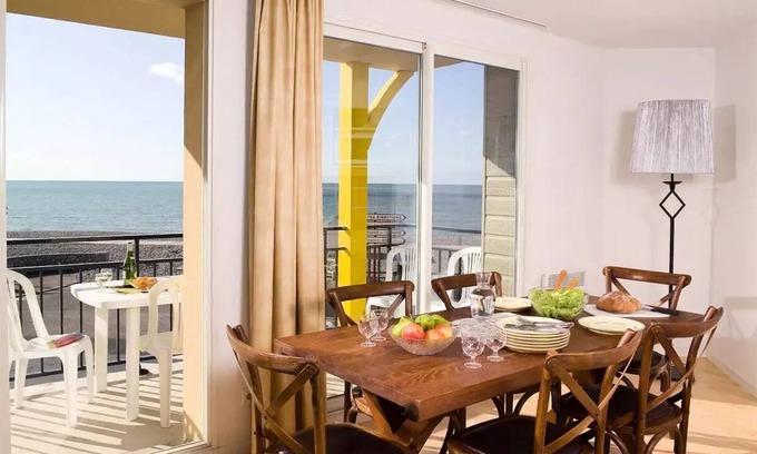 Cayeux-sur-Mer Apartamento | Residence Les Terrasses Beach *** - 2 Habitaciones + Cabaña 6 Personas - Vista al mar