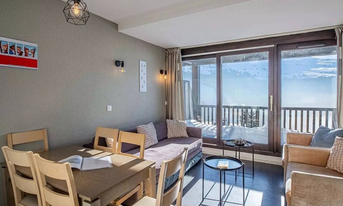 Flaine Apartamento | Residencia Les Terrasses de Véret *** - Apartamento dúplex de 3 habitaciones 6 personas