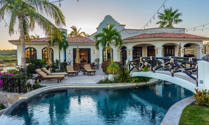 San Jose del Cabo Villa | Vida en el complejo! Villa con vista al mar en el campo de golf