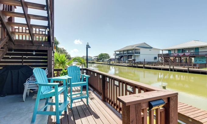 Rockport Casa | Private Hot Tub: Waterfront Rockport Home!