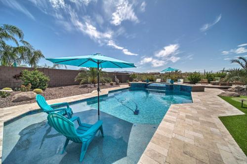 Estrella Mountain Ranch Casa | Resort-Style Pool and Spa Upscale Goodyear Home